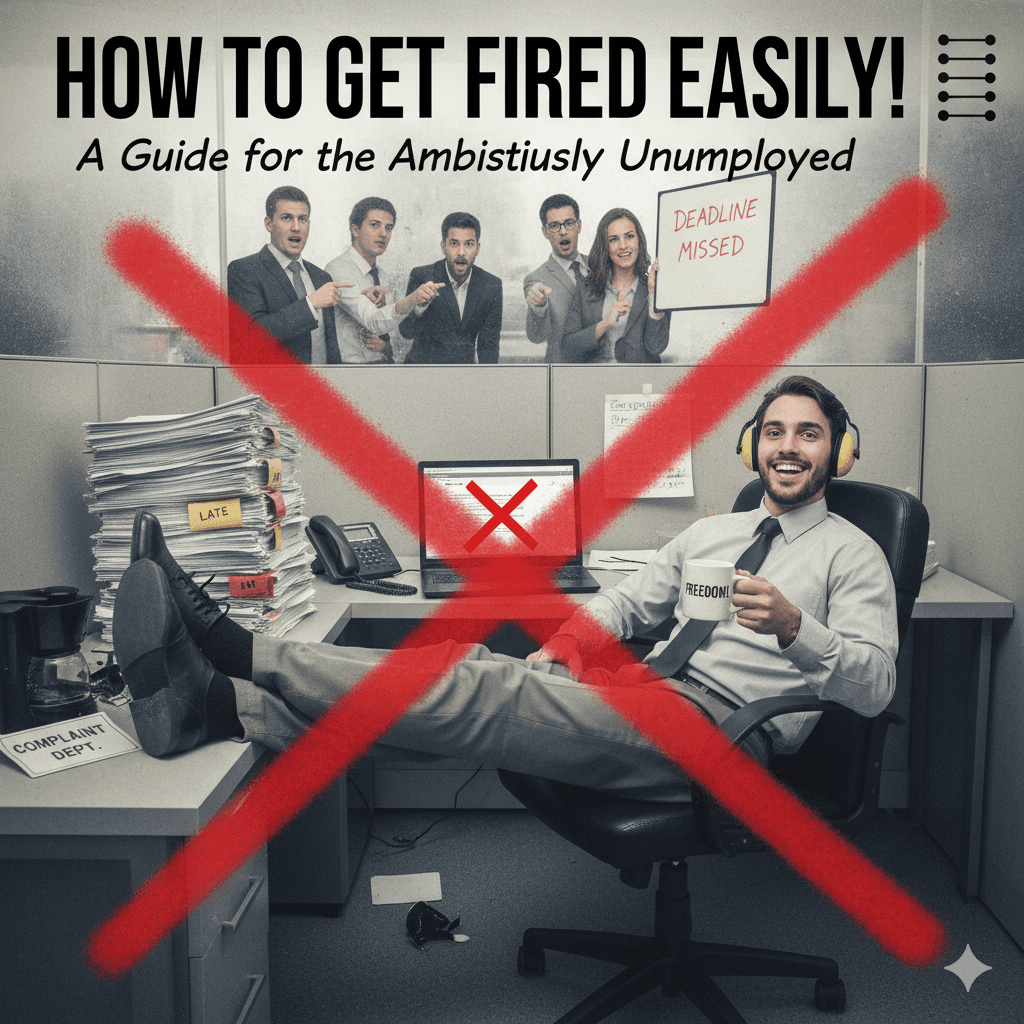 How to Get Fired Easily! A Guide for the Ambitiously Unemployed